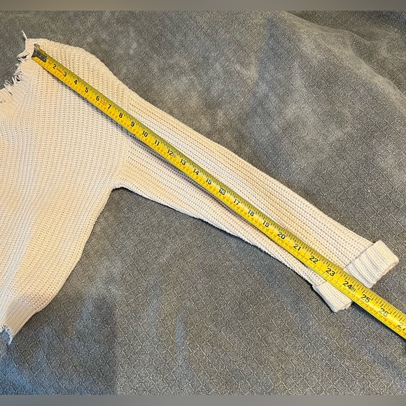 Jessica Simpson Off White Cotton Sweater - Picture 9 of 9